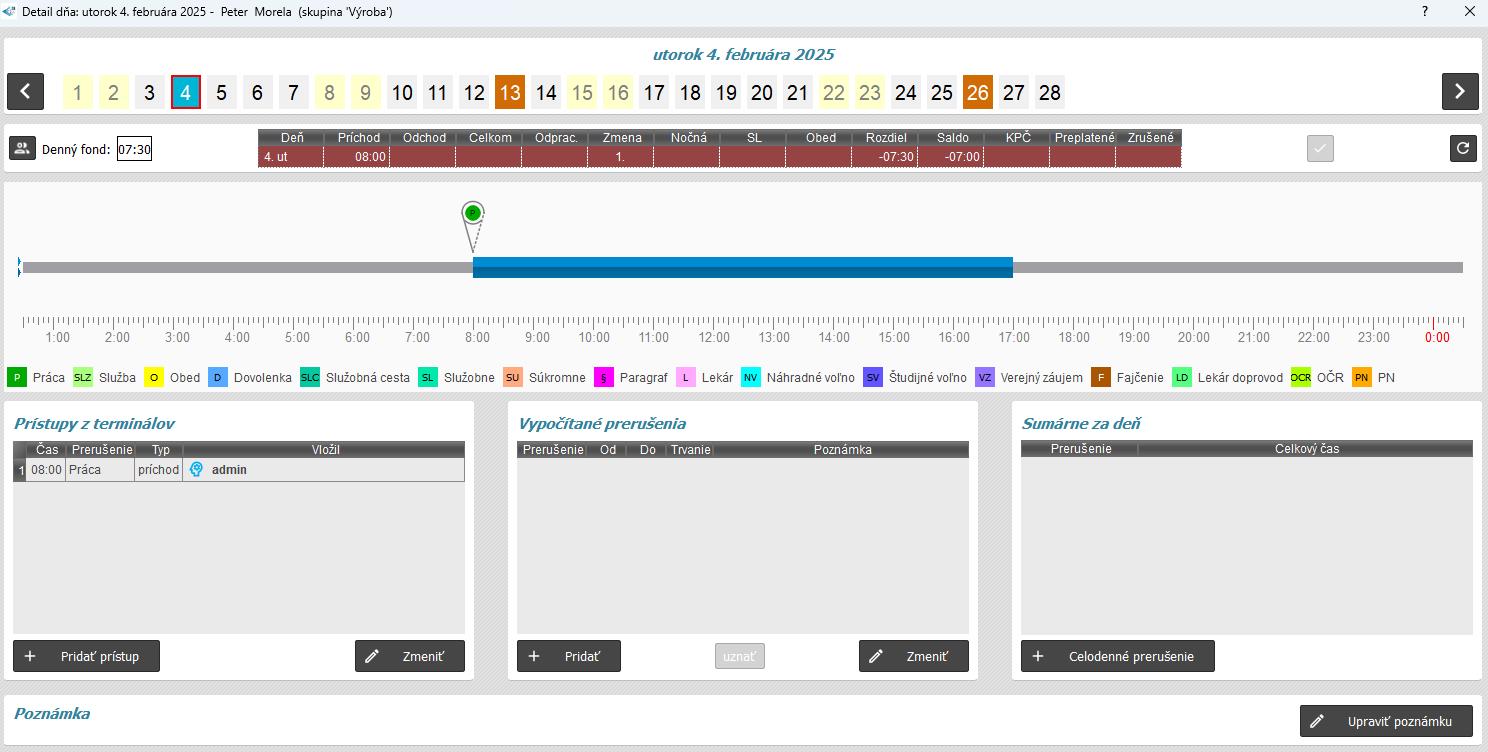 Detail dňa